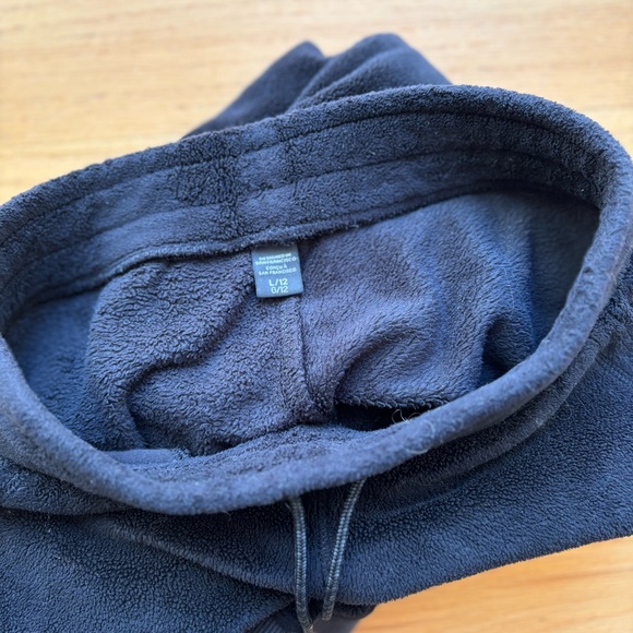 Athleta Girls Black Winter Jogger Pants Sz 12Y - Picture 4 of 4